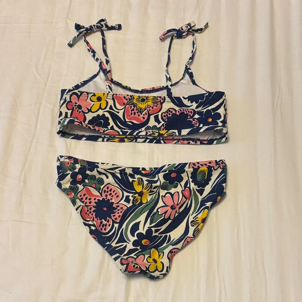 Roberta Roller Rabbit Floral Kids Bikini Set - Pink, Yellow, Green